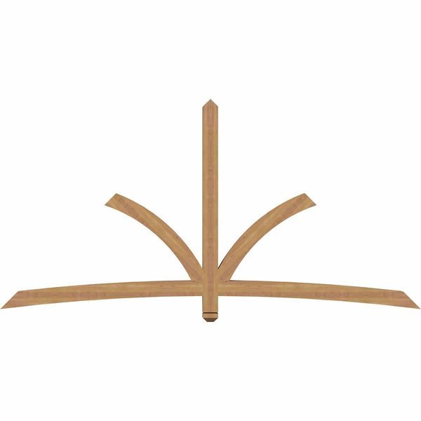 Davenport Timber Gable Bracket, Western Red Cedar, 96